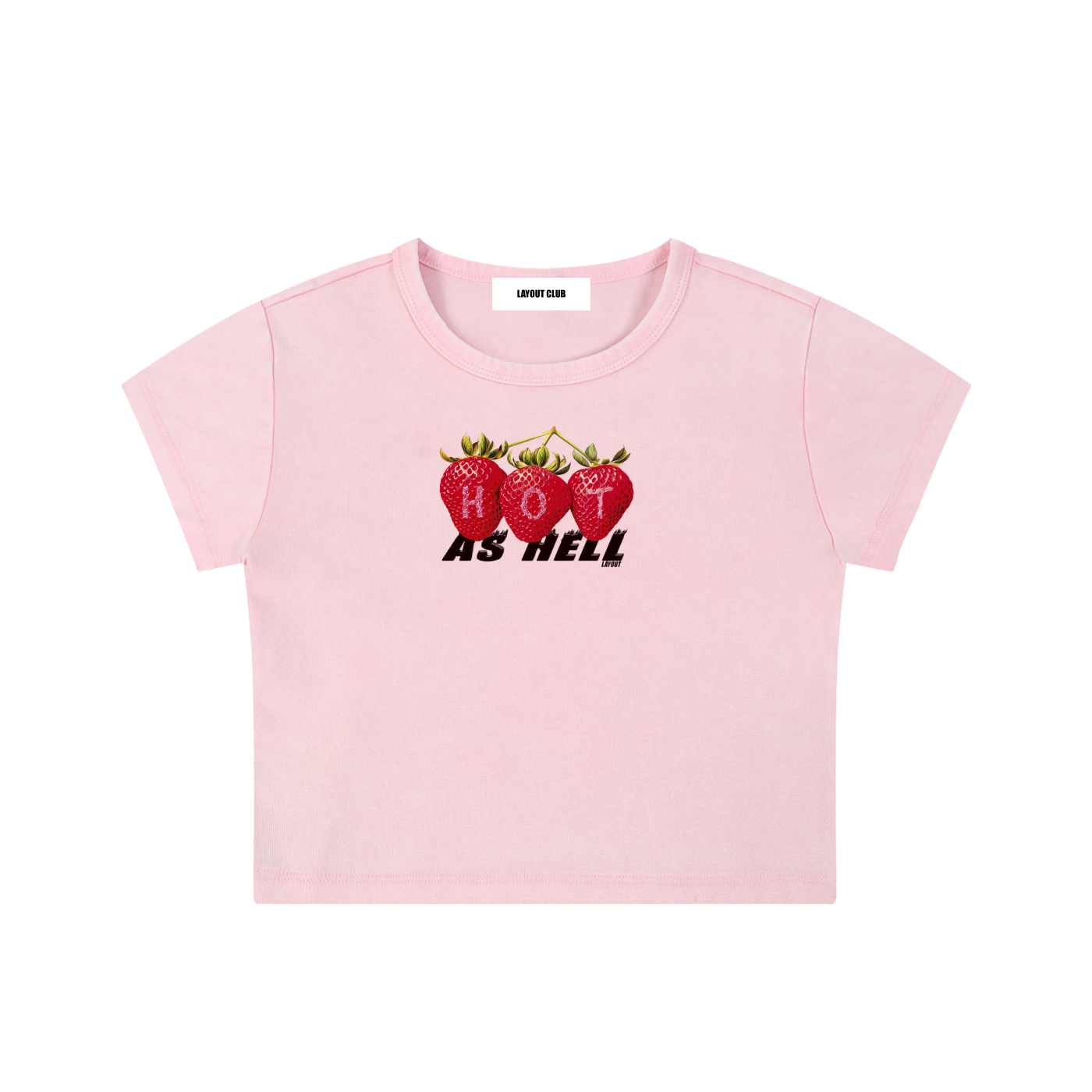 Hot As Hell Washed Crop T-shirt