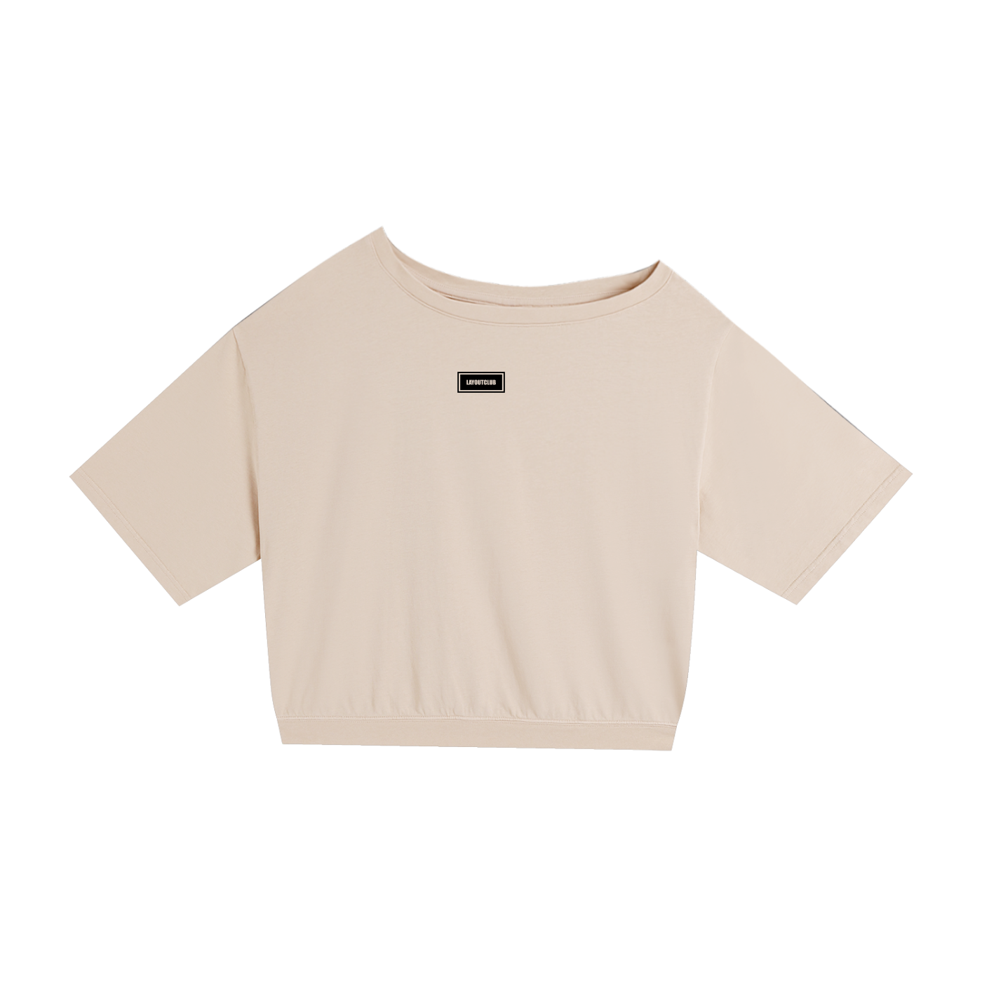 Asymmetric Shoulder Badge T-Shirt