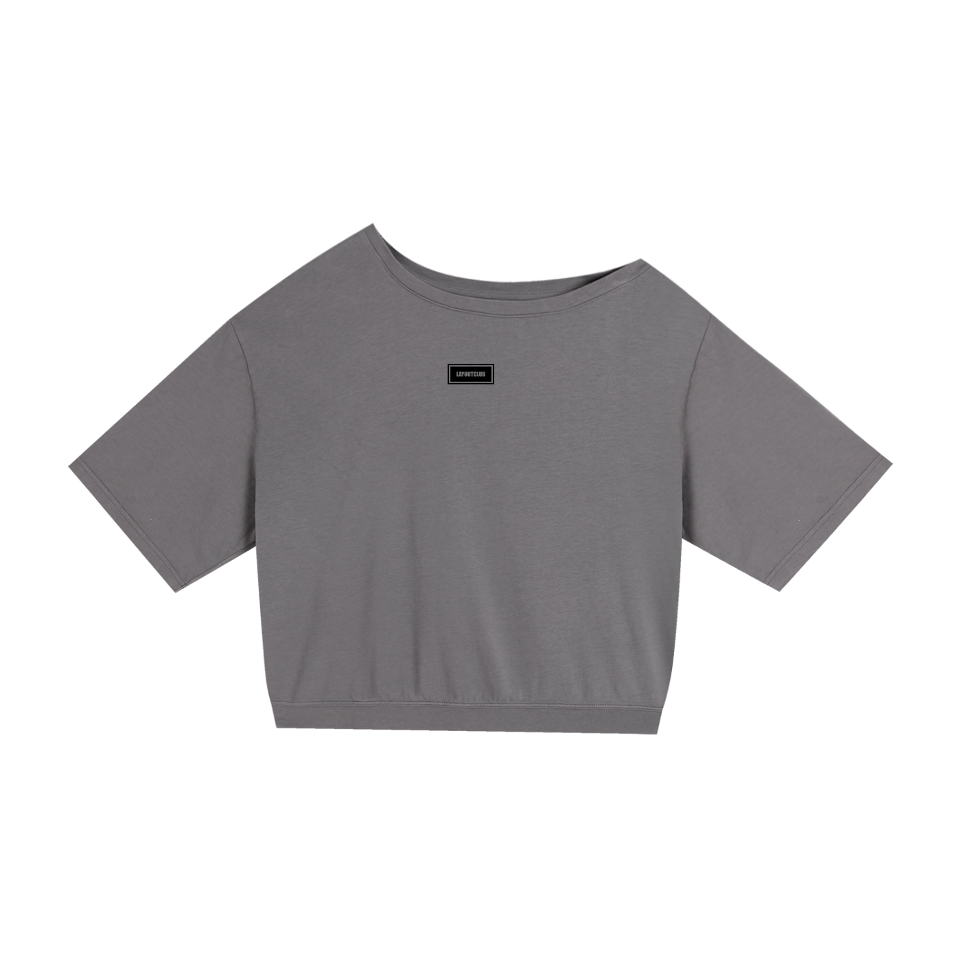 Asymmetric Shoulder Badge T-Shirt