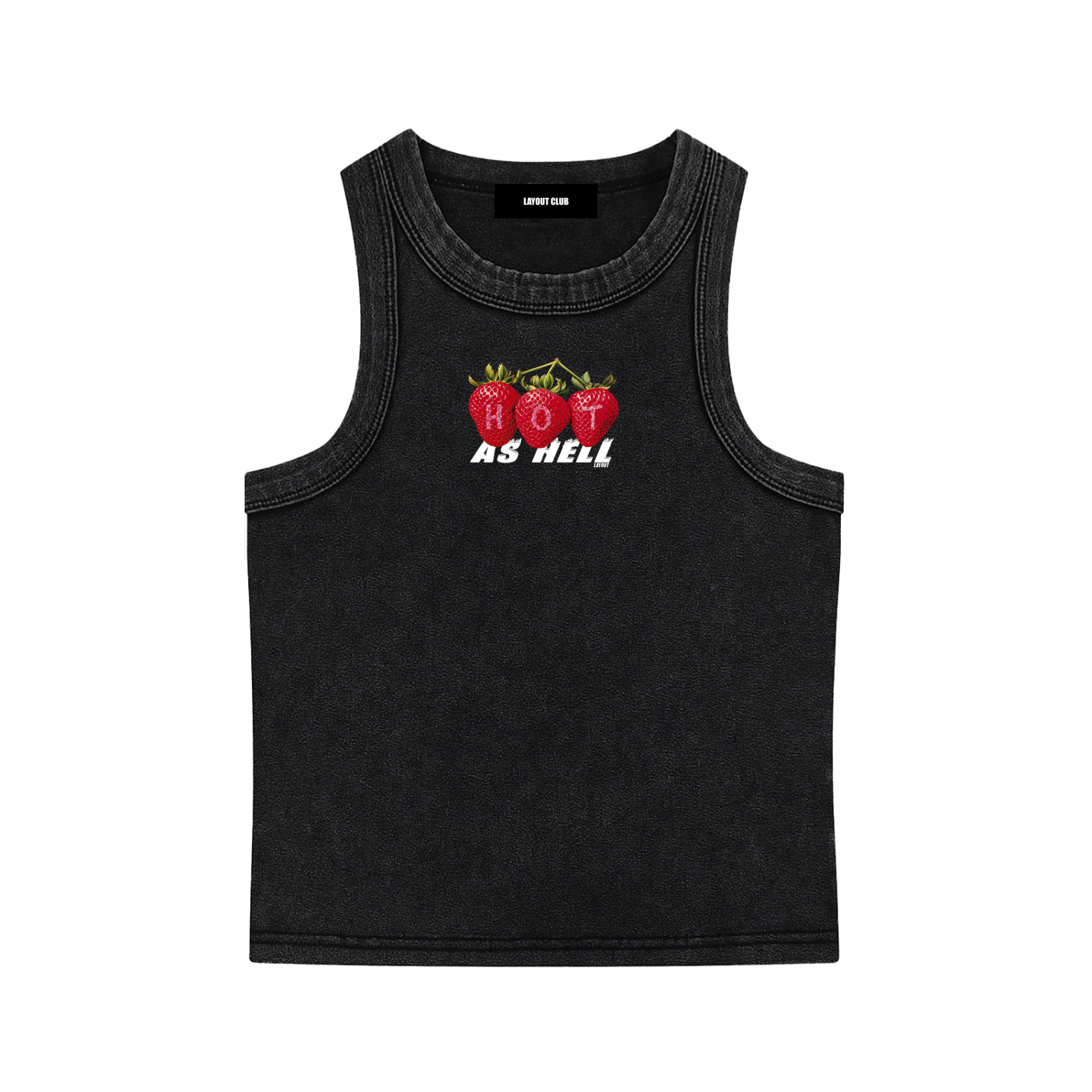 Hot as Hell Washed Tank Top