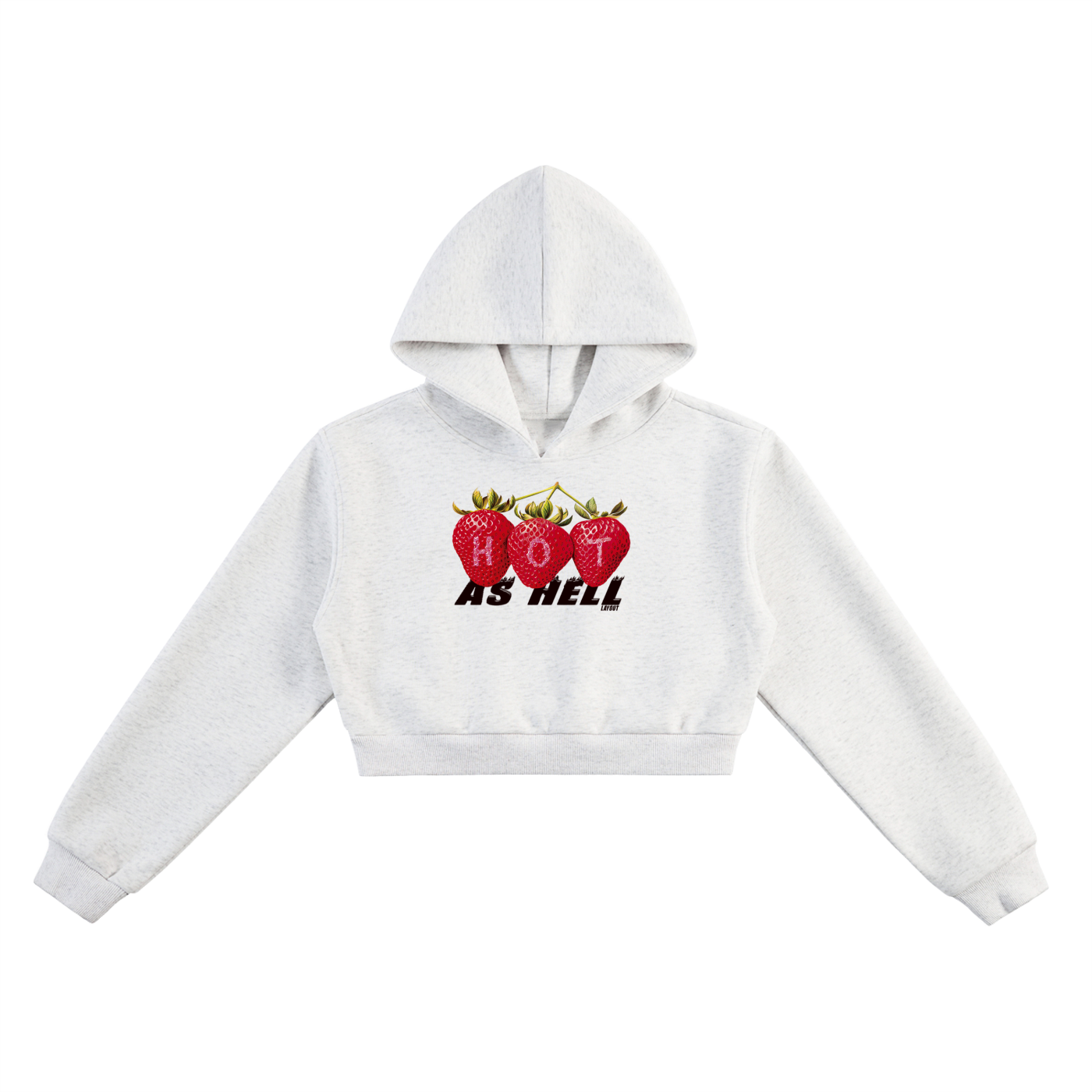 Hot As Hell Cropped Hoodie