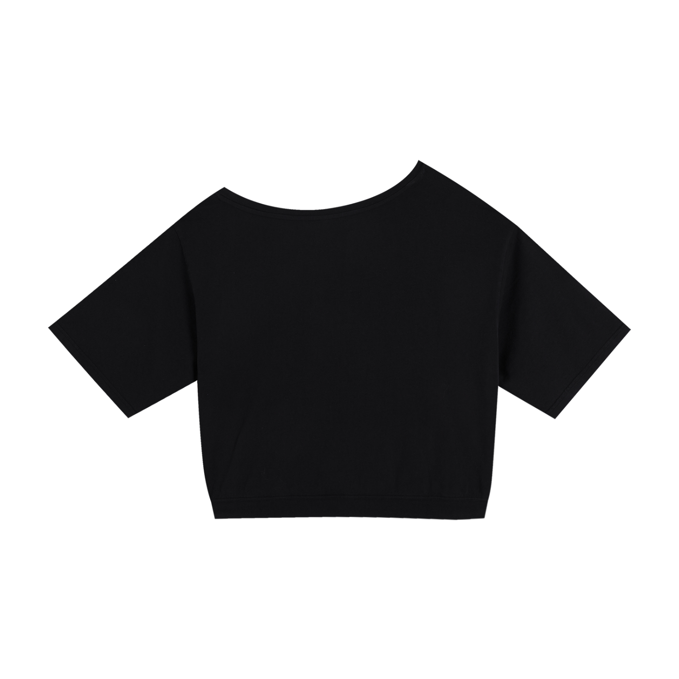 Asymmetric Shoulder Badge T-Shirt