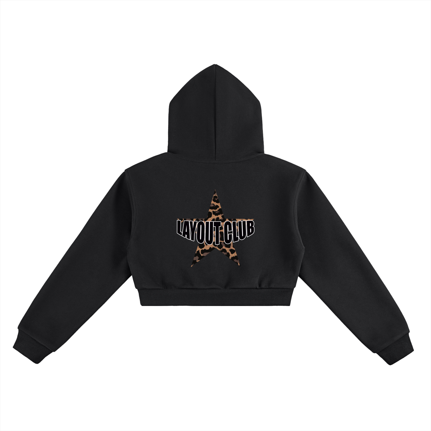 Born Wild Cropped Hoodie