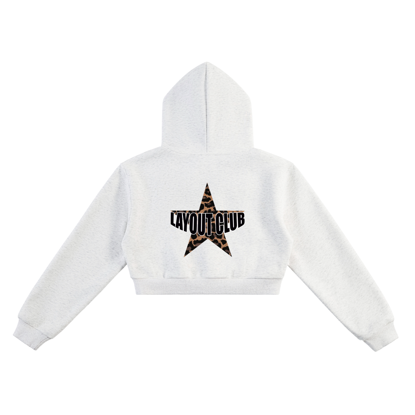 Born Wild Cropped Hoodie
