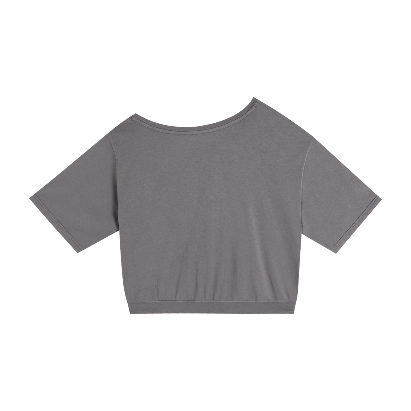Asymmetric Shoulder Badge T-Shirt