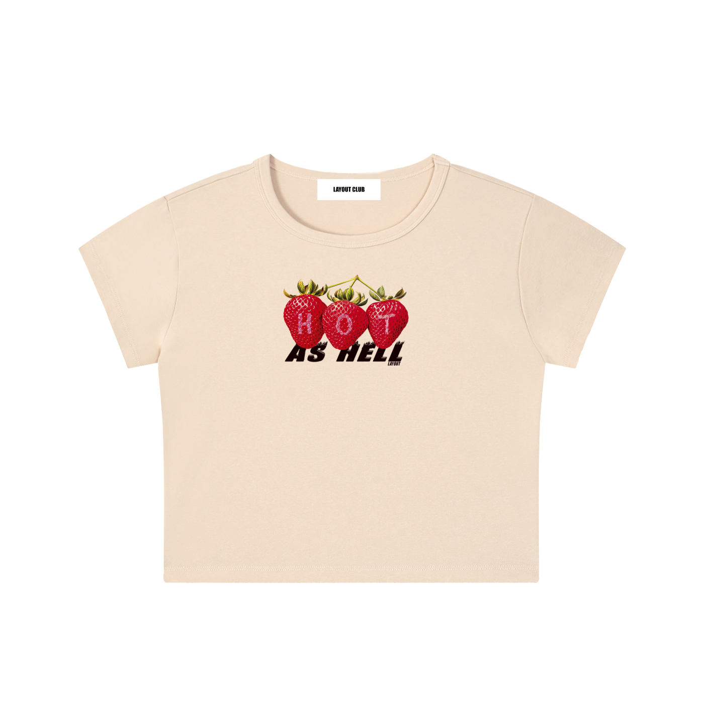 Hot As Hell Washed Crop T-shirt