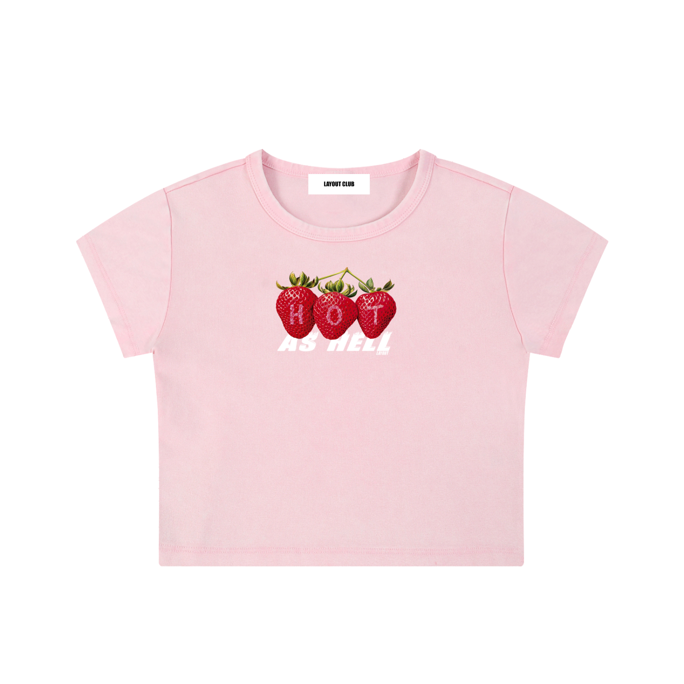 Hot As Hell Washed Crop T-shirt