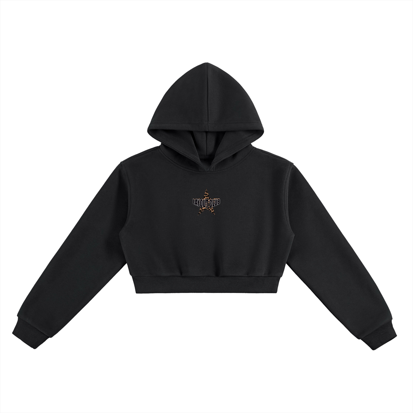 Born Wild Cropped Hoodie