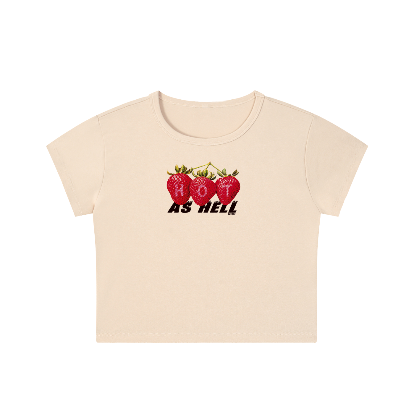 Hot As Hell Washed Crop T-shirt