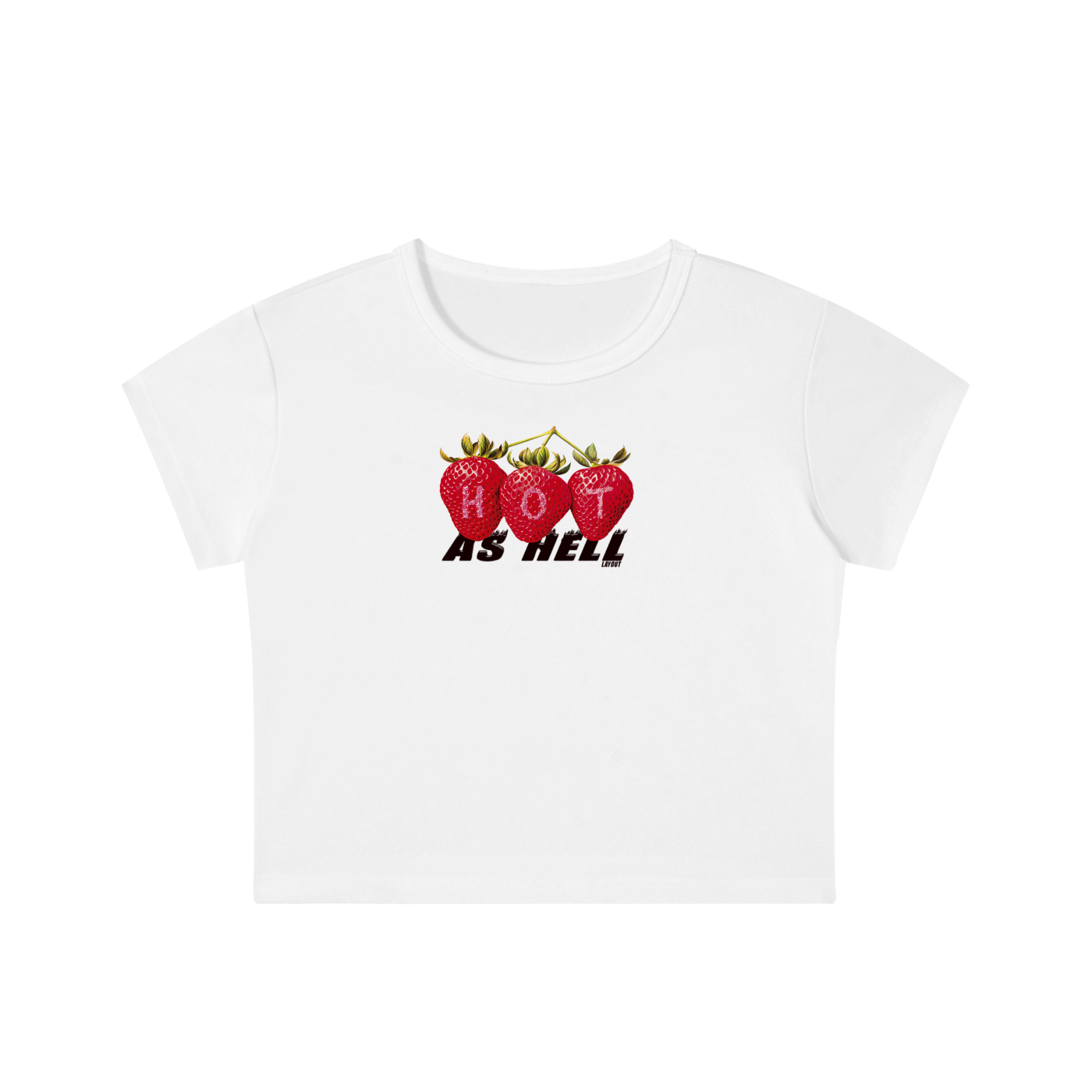 Hot As Hell Washed Crop T-shirt