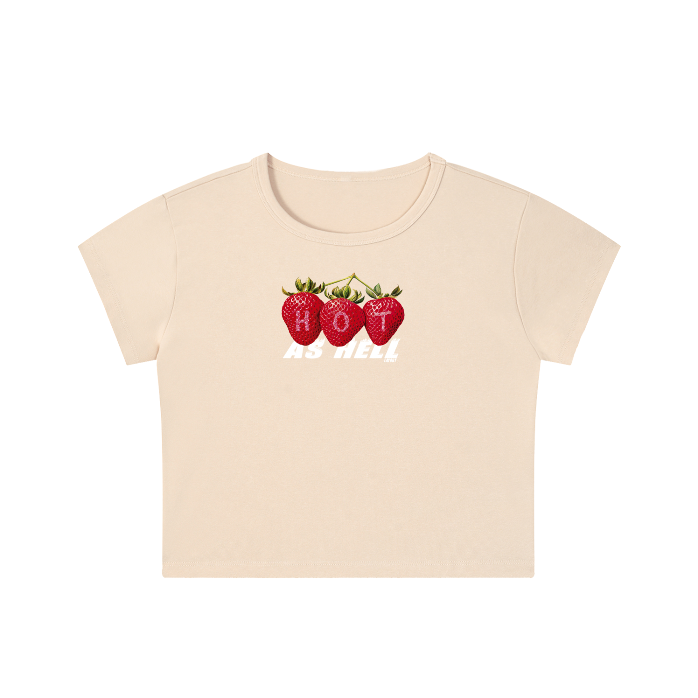 Hot As Hell Washed Crop T-shirt