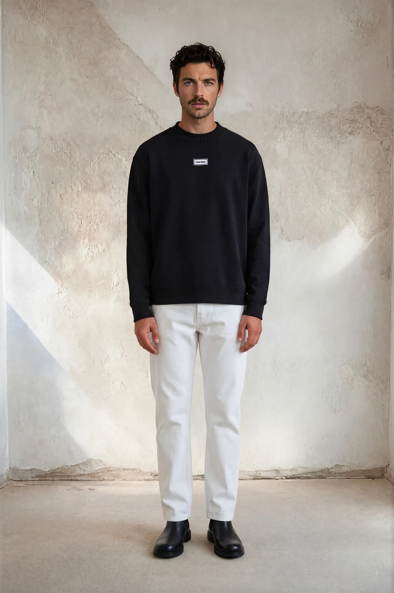 Badge Knitt Sweatshirt