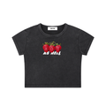 Hot As Hell Washed Crop T-shirt