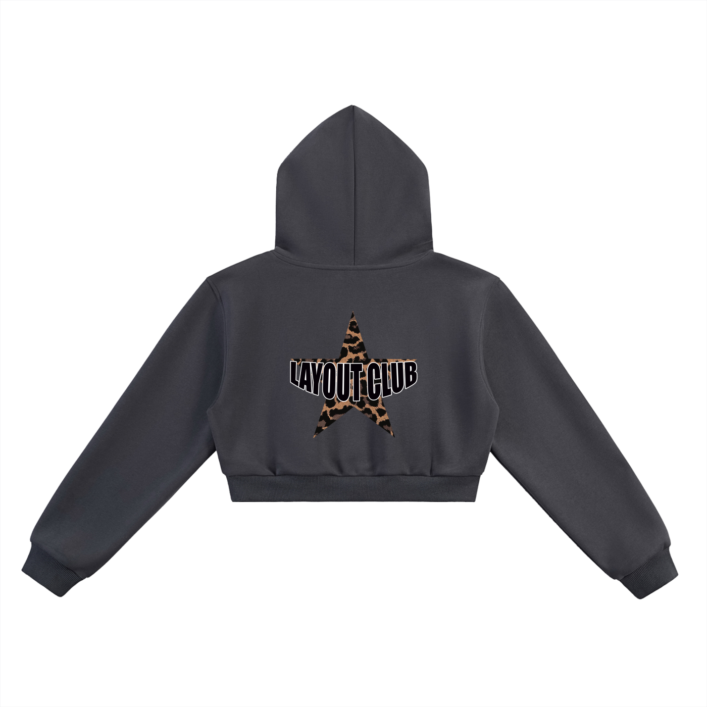 Born Wild Cropped Hoodie
