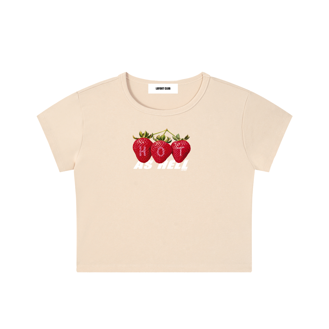 Hot As Hell Washed Crop T-shirt