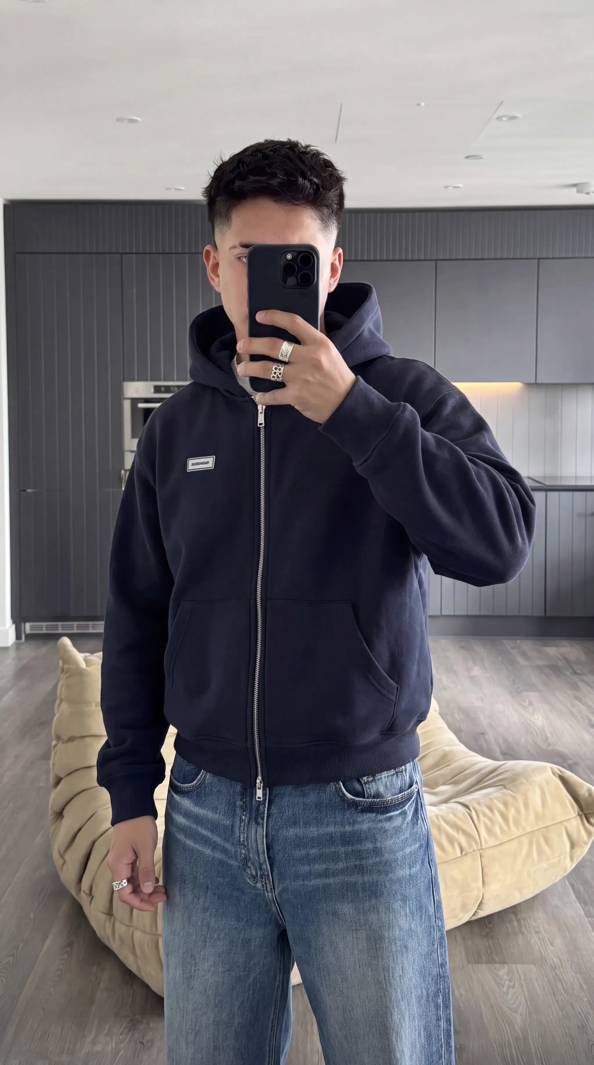 Badge Zip Jacket